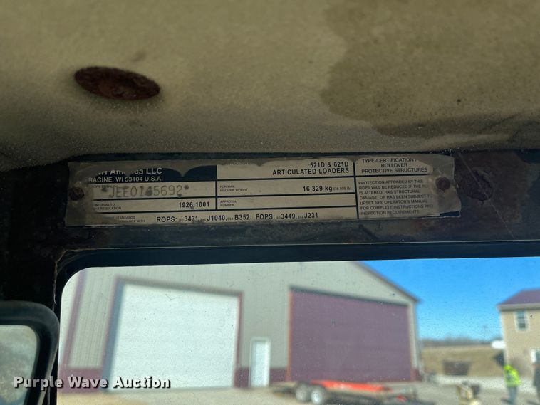 image for item DR7454 2005 Case 621D  wheel loader