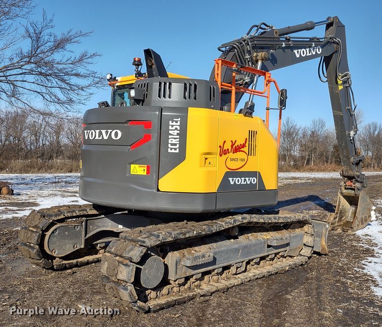 image for item DR8143 2021 Volvo ECR145EL  excavator