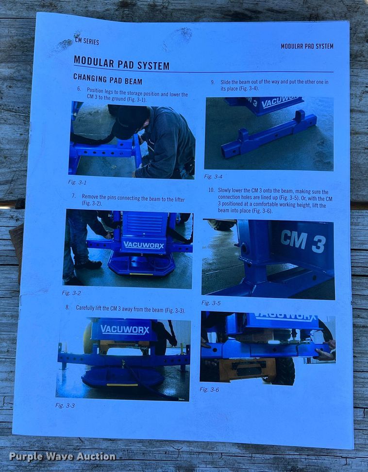 image for item DS2732 Vacuworx CM 3  slab vacuum