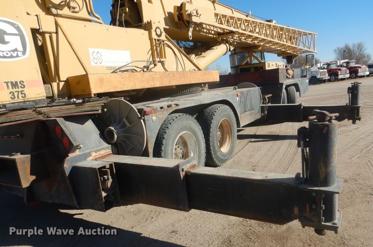 image for item HQ9543 1973 Grove TM375  crane