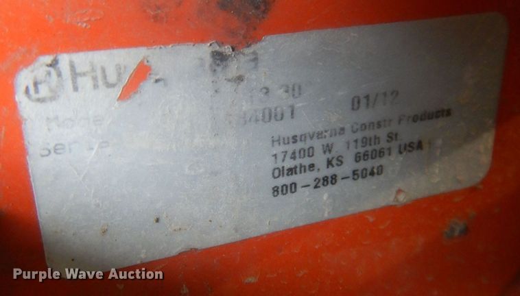 image for item HQ9577 Husqvarna 6600  concrete saw