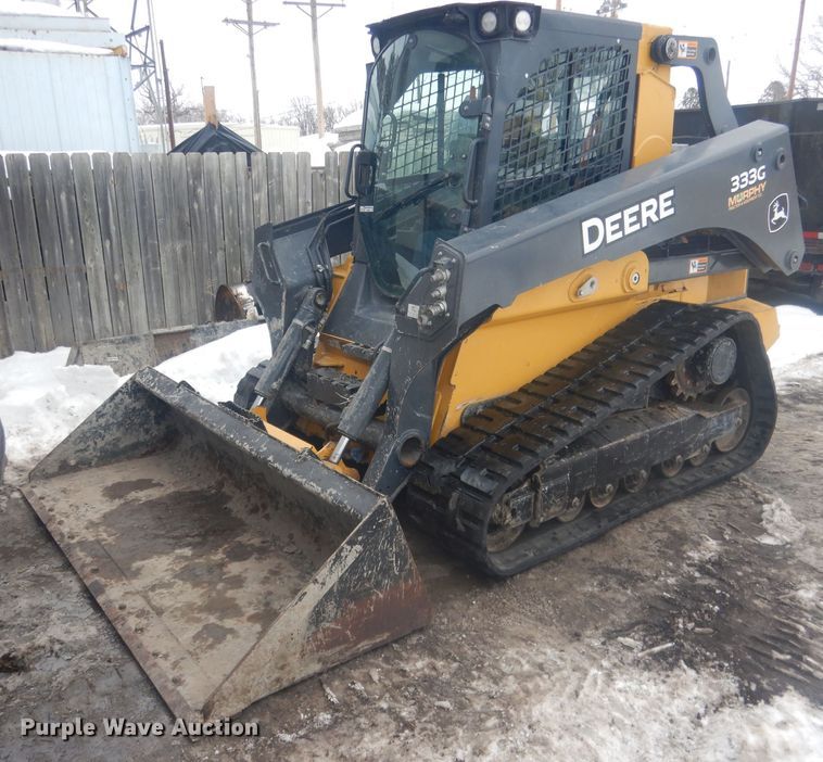 image for item HQ9587 John Deere 333G  tracked skid steer loader