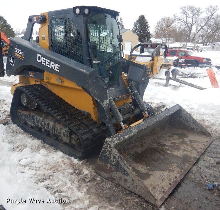 image for item HQ9587 John Deere 333G  tracked skid steer loader