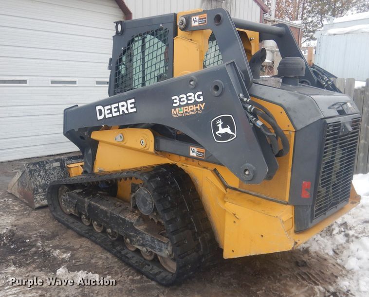 image for item HQ9587 John Deere 333G  tracked skid steer loader