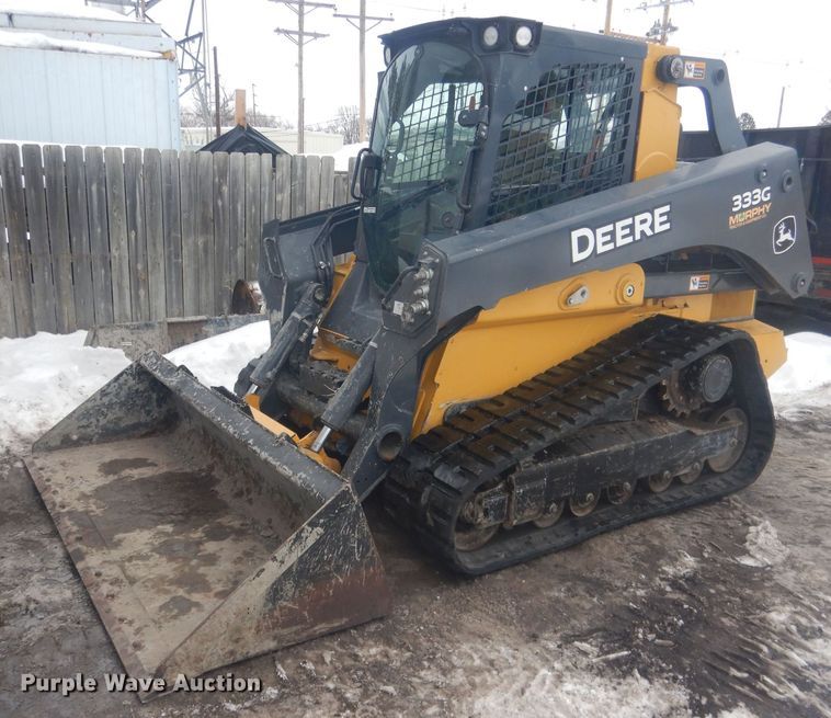 image for item HQ9587 John Deere 333G  tracked skid steer loader
