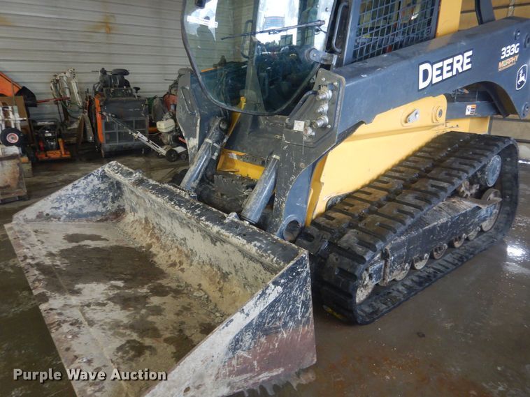 image for item HQ9587 John Deere 333G  tracked skid steer loader