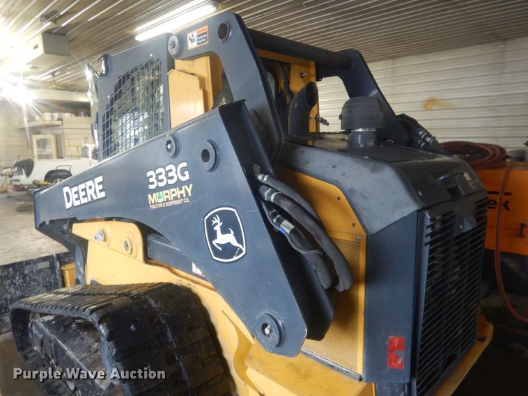 image for item HQ9587 John Deere 333G  tracked skid steer loader