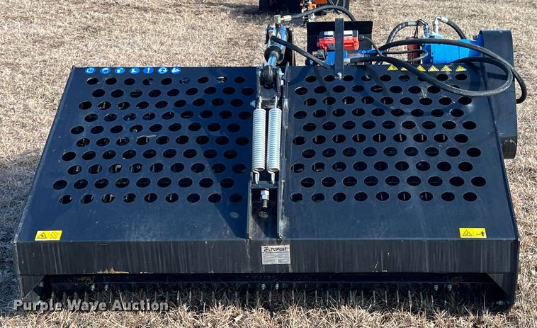 image for item ID9429 2022 TopCat ECSSLR72  skid steer landscape rake