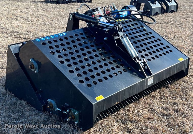 image for item ID9429 2022 TopCat ECSSLR72  skid steer landscape rake