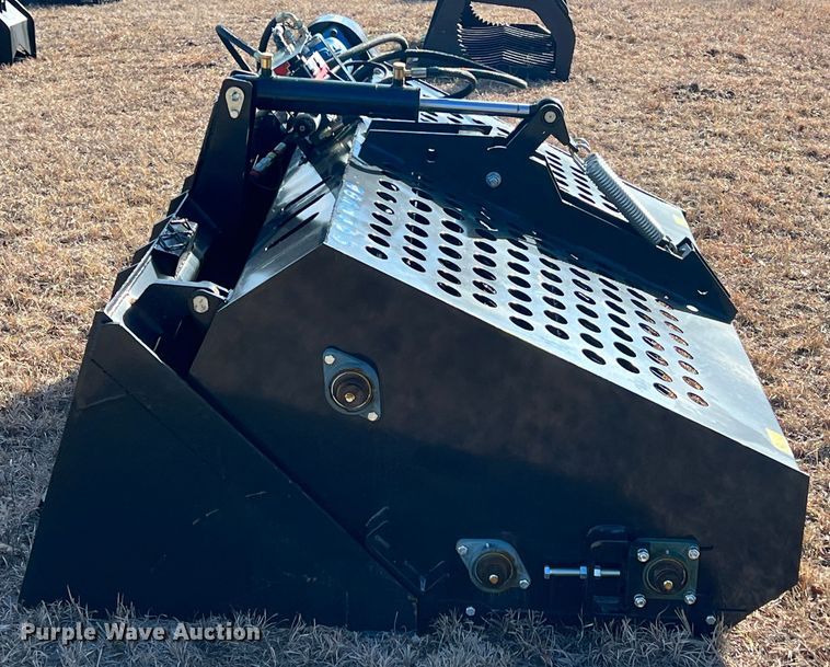 image for item ID9429 2022 TopCat ECSSLR72  skid steer landscape rake