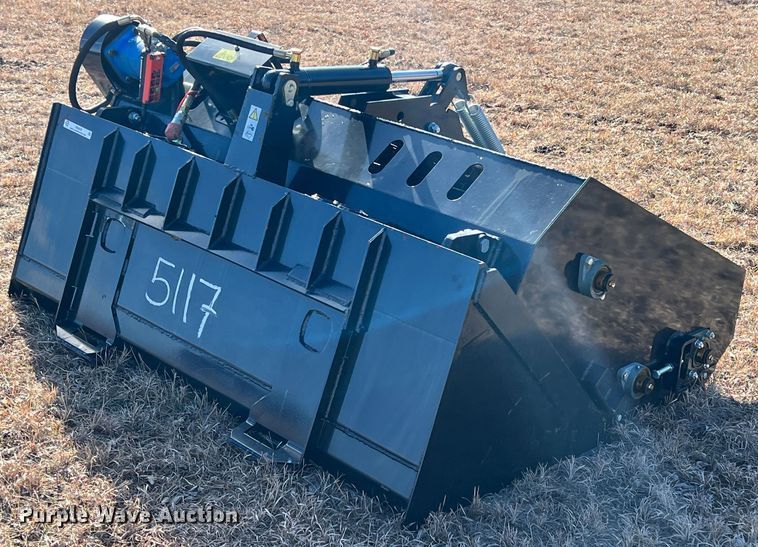 image for item ID9429 2022 TopCat ECSSLR72  skid steer landscape rake