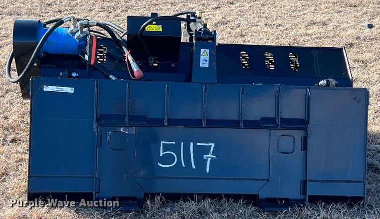 image for item ID9429 2022 TopCat ECSSLR72  skid steer landscape rake