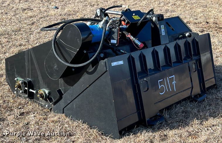 image for item ID9429 2022 TopCat ECSSLR72  skid steer landscape rake