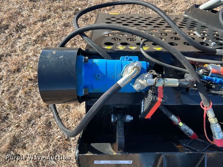 image for item ID9429 2022 TopCat ECSSLR72  skid steer landscape rake