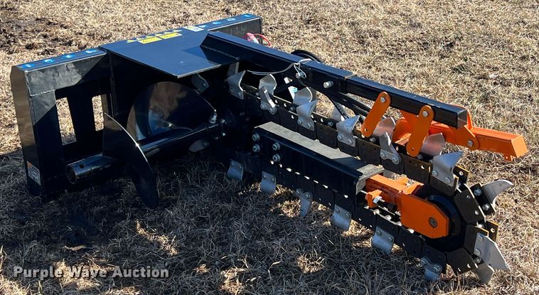 image for item ID9430 AGT  skid steer trencher