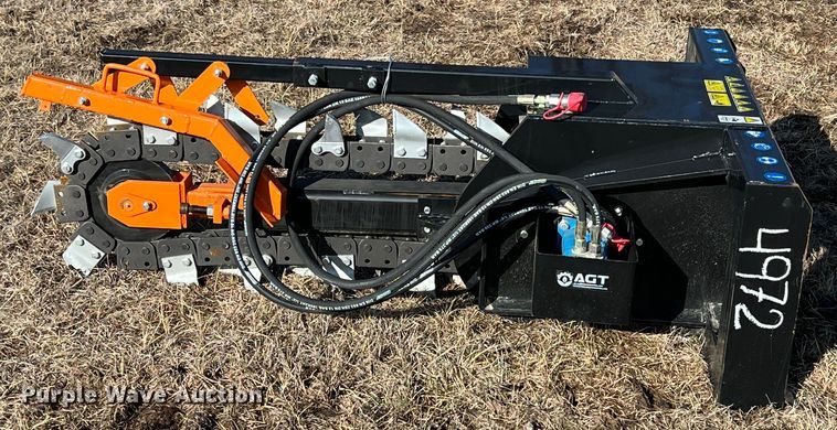 image for item ID9430 AGT  skid steer trencher