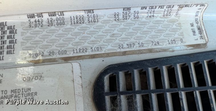 image for item ID9450 2008 Sterling L8500  dump truck