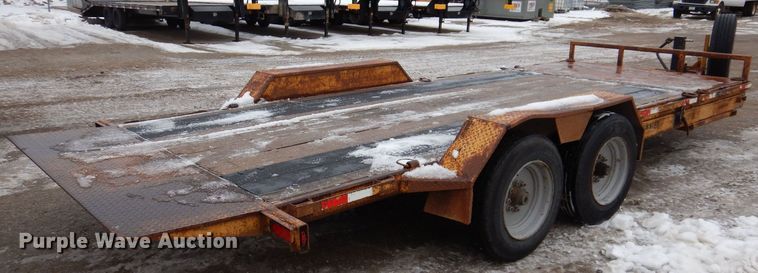 image for item IO9331 2013 Tournier TM6  tilt deck equipment trailer