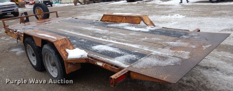 image for item IO9331 2013 Tournier TM6  tilt deck equipment trailer