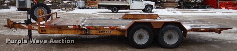 image for item IO9331 2013 Tournier TM6  tilt deck equipment trailer