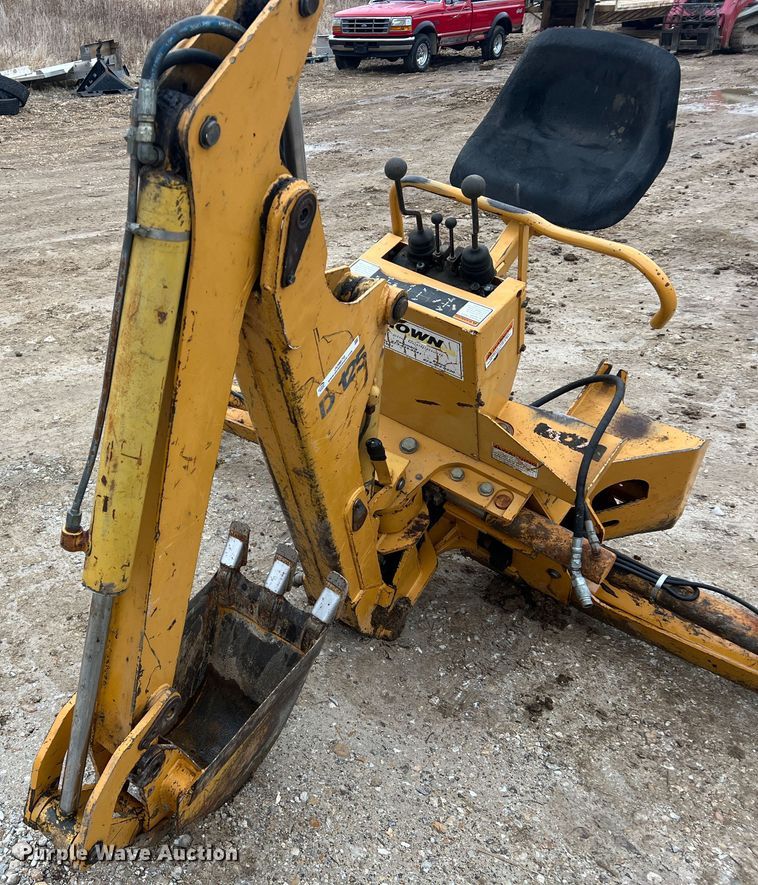image for item JU9670 Case H939218 D125  skid steer backhoe