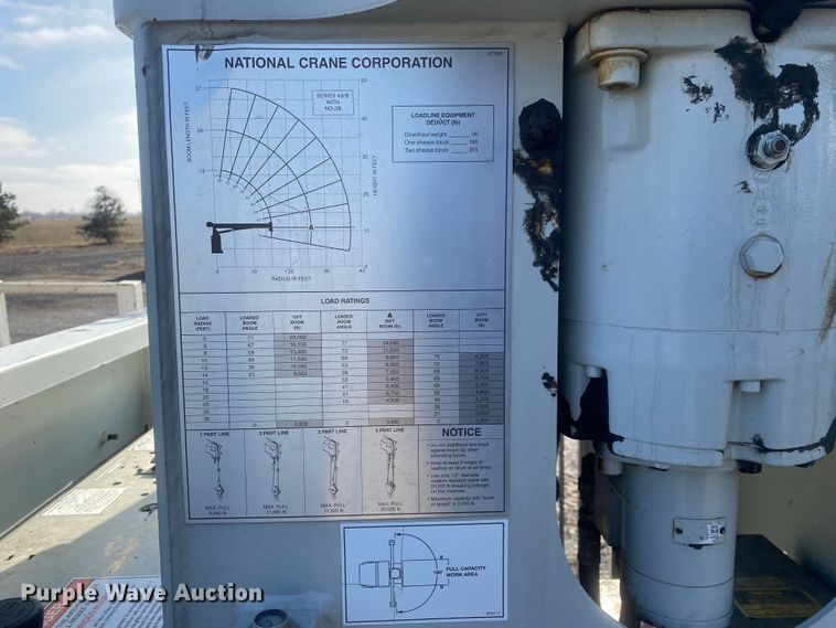 image for item JW9202 2010 Freightliner M2 Business Class  crane truck