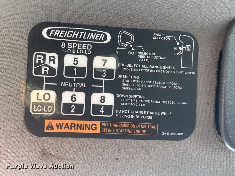 image for item JW9202 2010 Freightliner M2 Business Class  crane truck