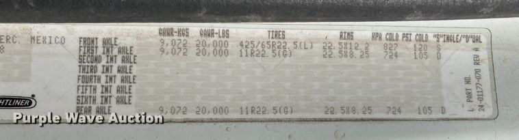 image for item JW9202 2010 Freightliner M2 Business Class  crane truck