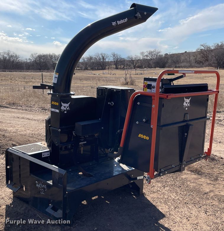 image for item KM9939 2017 Bobcat WC-8B  skid steer wood chipper