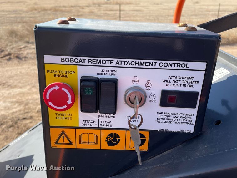 image for item KM9939 2017 Bobcat WC-8B  skid steer wood chipper