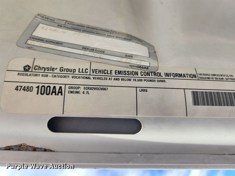 image for item KT9398 2014 Dodge Ram 5500HD  bucket truck