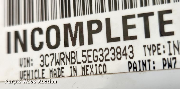 image for item KT9398 2014 Dodge Ram 5500HD  bucket truck