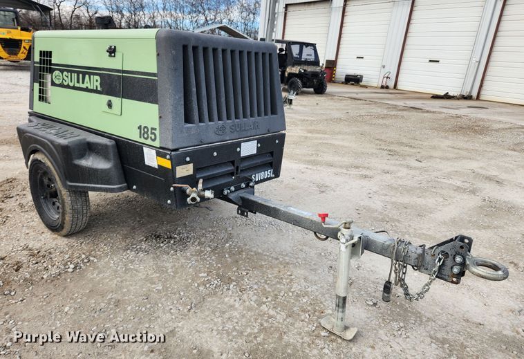 image for item KT9401 2018 Sullair 185  air compressor