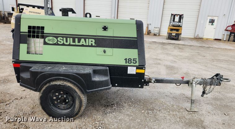 image for item KT9401 2018 Sullair 185  air compressor