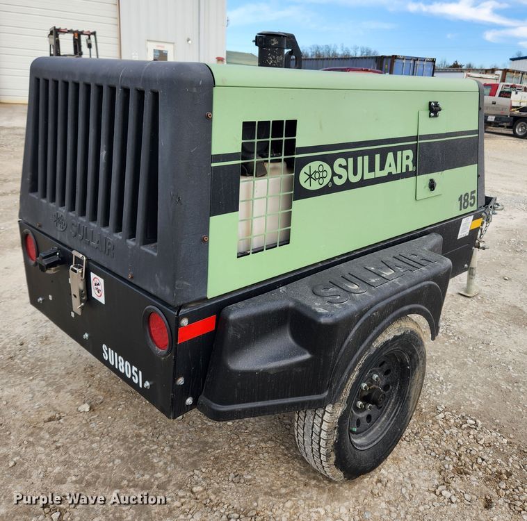 image for item KT9401 2018 Sullair 185  air compressor