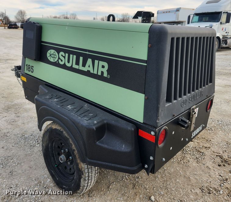image for item KT9401 2018 Sullair 185  air compressor