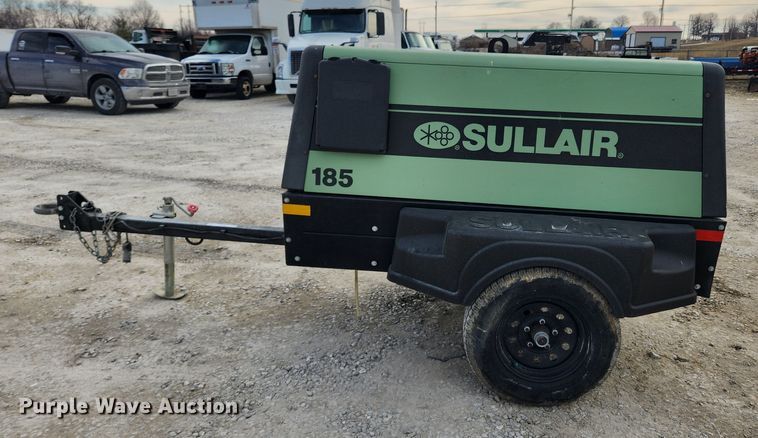 image for item KT9401 2018 Sullair 185  air compressor