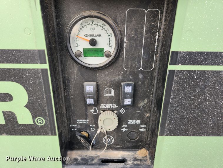 image for item KT9401 2018 Sullair 185  air compressor