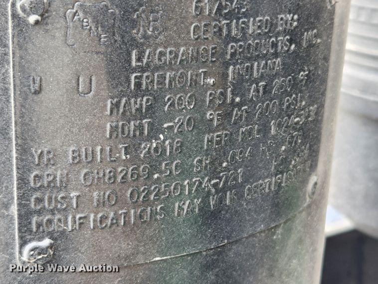 image for item KT9401 2018 Sullair 185  air compressor