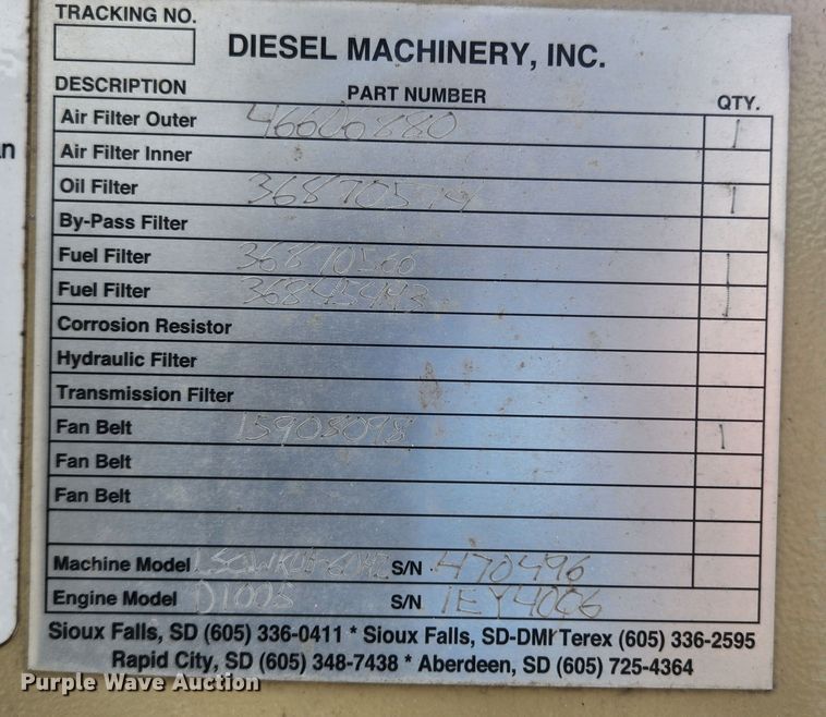 image for item KT9403 Doosan LSC  light plant