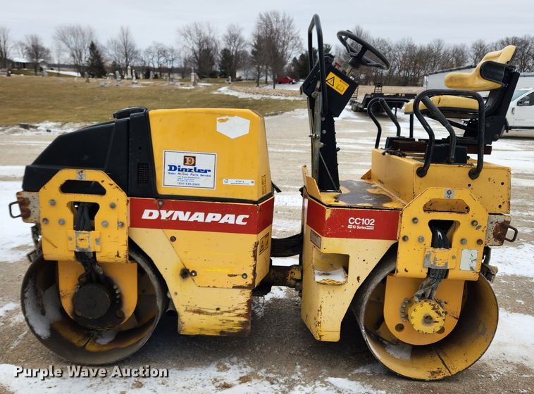 image for item KT9413 1996 Dynapac CC102  double drum vibratory roller