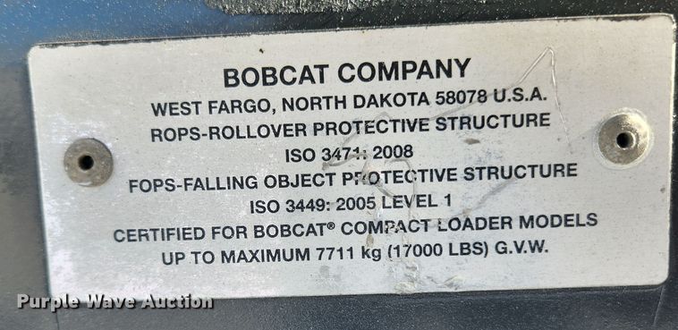 image for item KT9441 2014 Bobcat S650  skid steer loader