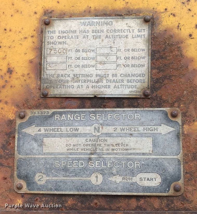 image for item LI9084 1965 Caterpillar 922B  wheel loader