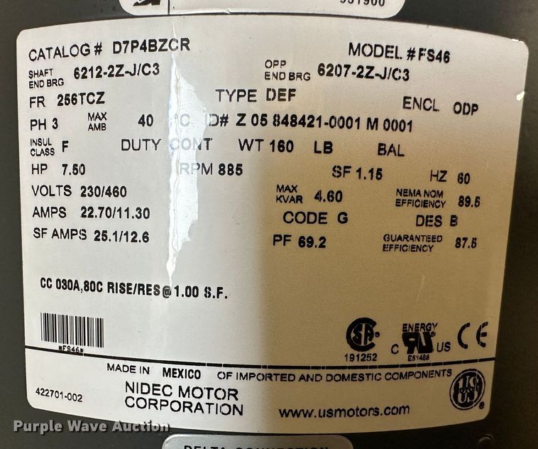 image for item LT9393 (10) electric motors