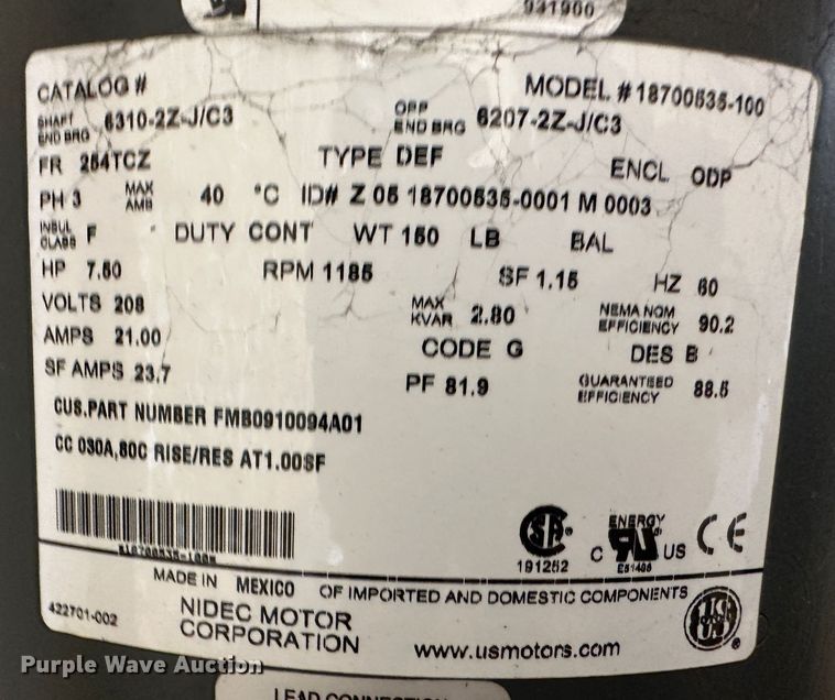 image for item LT9393 (10) electric motors