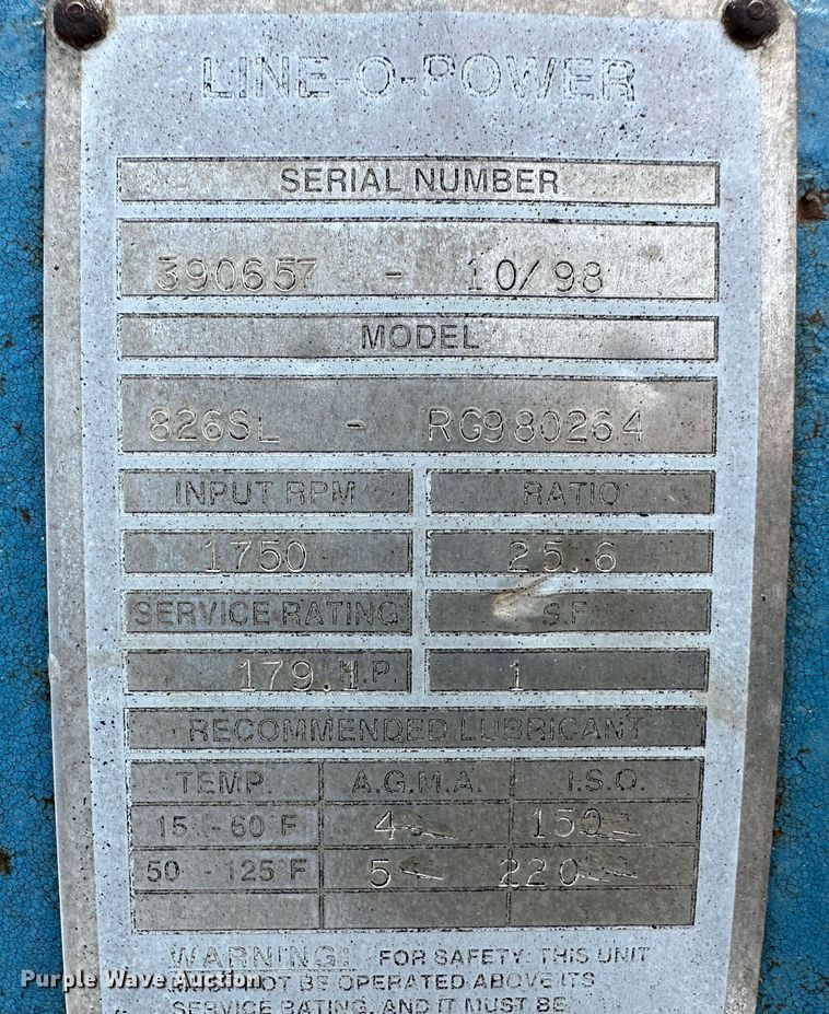 image for item LT9397 (2) Foote-Jones 826SL gearboxes