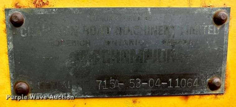 image for item LT9424 1977 Champion  motor grader