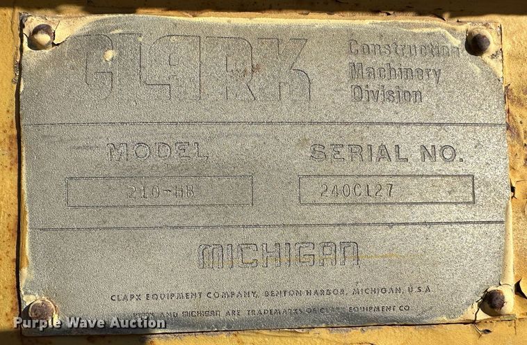 image for item LT9430 Clark 210-HB  elevating scraper