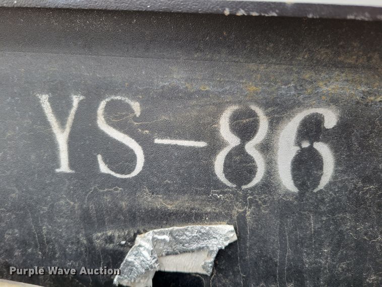 image for item LY9939 86" W skid steer dozer blade