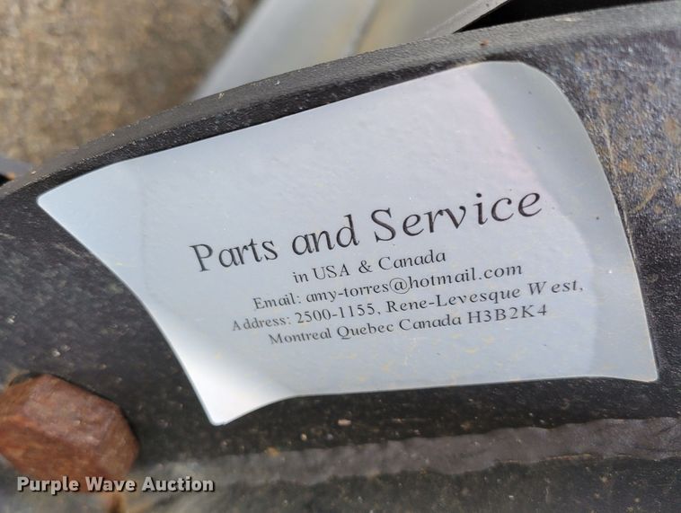 image for item LY9939 86" W skid steer dozer blade